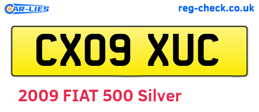 CX09XUC are the vehicle registration plates.