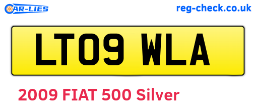 LT09WLA are the vehicle registration plates.
