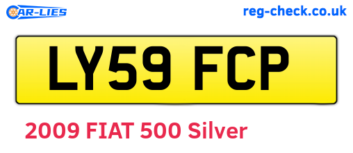 LY59FCP are the vehicle registration plates.