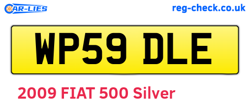 WP59DLE are the vehicle registration plates.