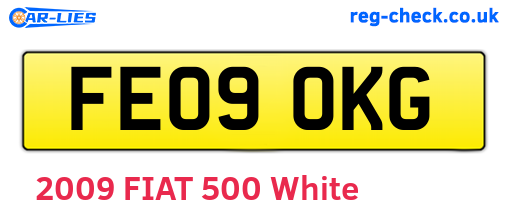 FE09OKG are the vehicle registration plates.