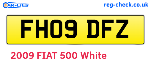 FH09DFZ are the vehicle registration plates.
