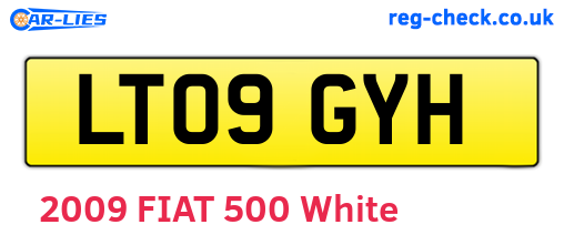 LT09GYH are the vehicle registration plates.