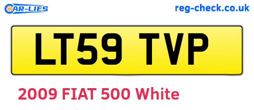 LT59TVP are the vehicle registration plates.