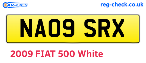 NA09SRX are the vehicle registration plates.