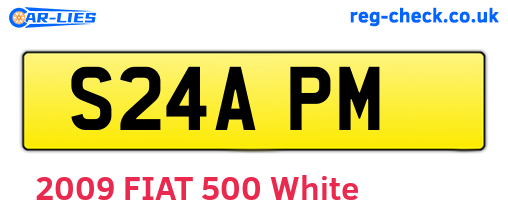 S24APM are the vehicle registration plates.