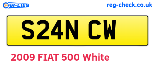 S24NCW are the vehicle registration plates.