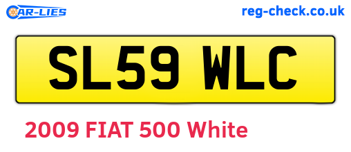 SL59WLC are the vehicle registration plates.