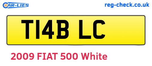 T14BLC are the vehicle registration plates.