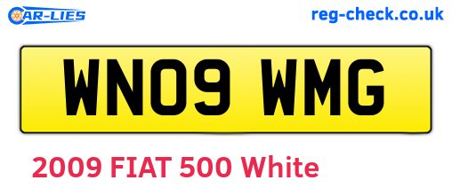 WN09WMG are the vehicle registration plates.