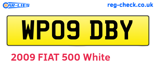 WP09DBY are the vehicle registration plates.