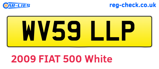 WV59LLP are the vehicle registration plates.