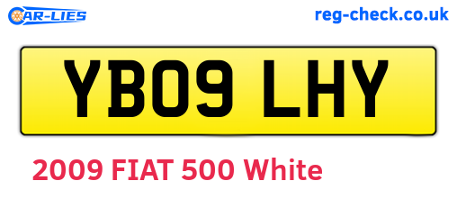 YB09LHY are the vehicle registration plates.
