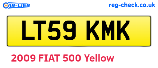 LT59KMK are the vehicle registration plates.