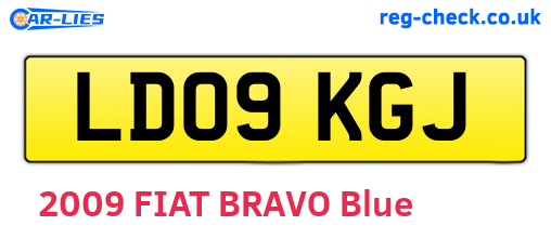 LD09KGJ are the vehicle registration plates.