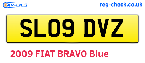 SL09DVZ are the vehicle registration plates.