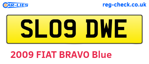 SL09DWE are the vehicle registration plates.