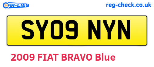 SY09NYN are the vehicle registration plates.