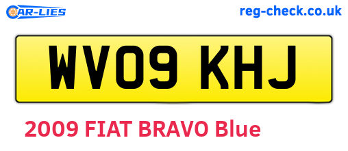 WV09KHJ are the vehicle registration plates.