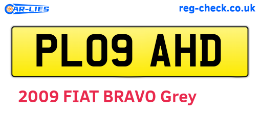 PL09AHD are the vehicle registration plates.