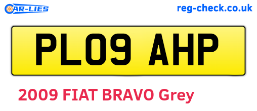PL09AHP are the vehicle registration plates.