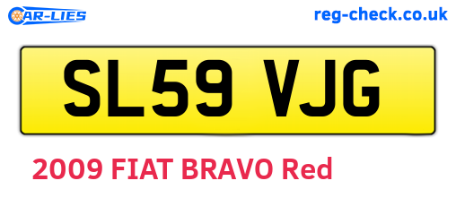 SL59VJG are the vehicle registration plates.