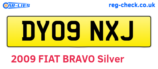 DY09NXJ are the vehicle registration plates.