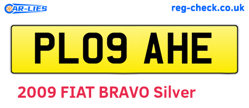 PL09AHE are the vehicle registration plates.
