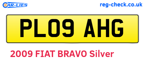PL09AHG are the vehicle registration plates.