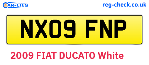 NX09FNP are the vehicle registration plates.
