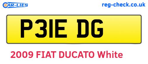 P31EDG are the vehicle registration plates.