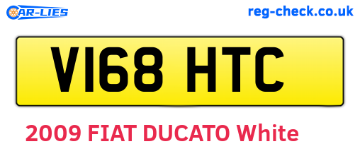 V168HTC are the vehicle registration plates.