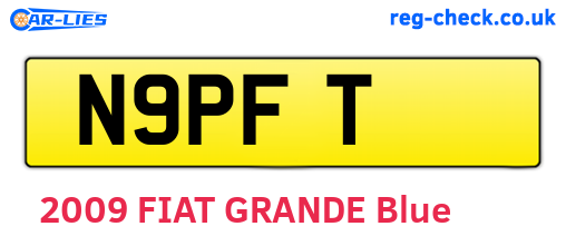 N9PFT are the vehicle registration plates.