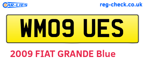 WM09UES are the vehicle registration plates.