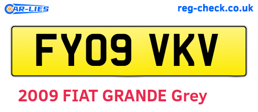 FY09VKV are the vehicle registration plates.