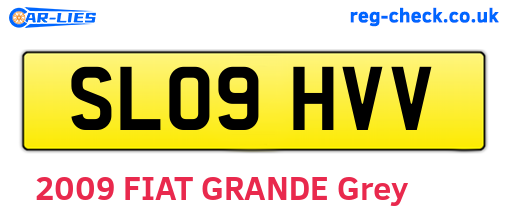 SL09HVV are the vehicle registration plates.