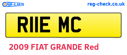 R11EMC are the vehicle registration plates.