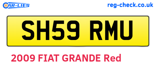 SH59RMU are the vehicle registration plates.