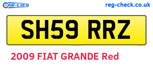 SH59RRZ are the vehicle registration plates.