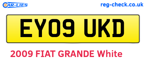 EY09UKD are the vehicle registration plates.