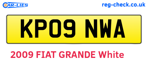 KP09NWA are the vehicle registration plates.