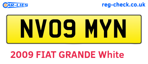 NV09MYN are the vehicle registration plates.