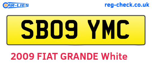 SB09YMC are the vehicle registration plates.