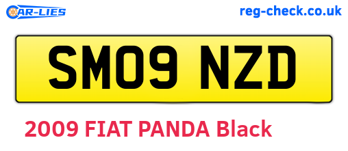 SM09NZD are the vehicle registration plates.