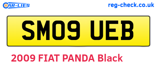 SM09UEB are the vehicle registration plates.