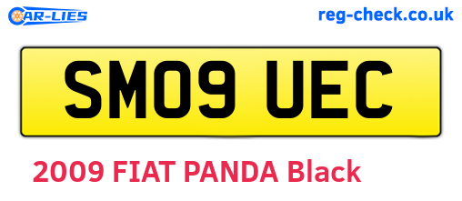 SM09UEC are the vehicle registration plates.