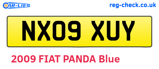 NX09XUY are the vehicle registration plates.