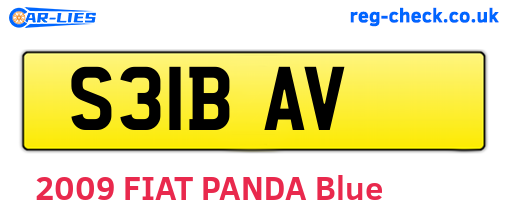 S31BAV are the vehicle registration plates.