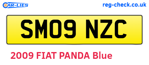 SM09NZC are the vehicle registration plates.