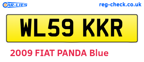 WL59KKR are the vehicle registration plates.